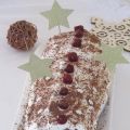 bûche de Noël simplissime façon forêt noire