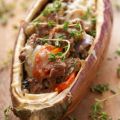 Aubergines farcies à la viande