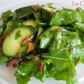 Salade d'épinards et concombres de Jamie Oliver