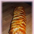 Feuilleté tréssé au jambon fromage