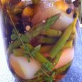 Poireaux et asperges marinés au vinaigre de[...]