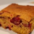 GÂTEAU À LA CITROUILLE ET CANNEBERGES