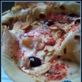 Crepe-tiramisu aux pêches, amarena, amandes et[...]