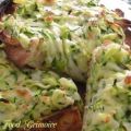 Tartines de courgettes