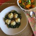 Won ton maison au beurre de champignons