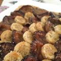 La tarte fine aux prunes et à la banane