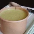Soupe de petits pois et de courgettes