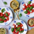 Salade estivale toute ronde : tomate, pastèque,[...]
