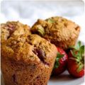 Muffins fraise et kiwi à la purée de dattes,[...]