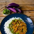 Mon curry d'aubergines