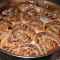 Brioches aux raisins, pacanes et érable