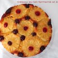 Gâteau au lait fermenté et à l'ananas
