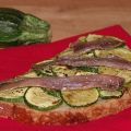 Bruschetta courgettes / anchois (ou lardons),[...]