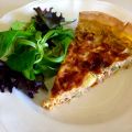 Quiche lardons, courgettes et poireaux