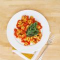Gnocchi di ceci profumati al pesto