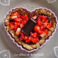 Tartelettes aux fraises, chocolat piment, pâte[...]