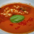 Recette de gaspacho à la tomate et au maïs -[...]