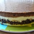 Crousti-mousseux aux trois chocolats