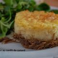 Parmentier au confit de canard