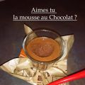 Mousse chocolat Express au Cook'in