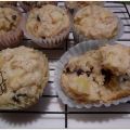 Muffins aux poires et au chocolat