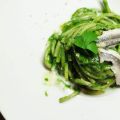 Spaghetti alla chitara, cime di rapa, colatura[...]