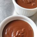 Petites crèmes végétales au chocolat