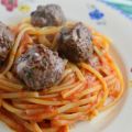Boulettes de boeuf à la mozzarella & linguine[...]