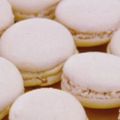 Macarons vanille pommes caramélisées