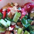 Salade hybride : grecque/fattouche revisitée
