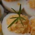Oeufs mimosa sans mayonnaise