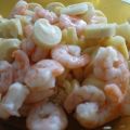 Chaud froid de crevettes et tarte aux restes