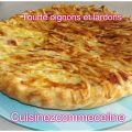 Tourte oignons et lardons