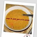 soupe de petits pois carottes