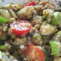 Salade de lentilles aux légumes