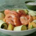 Salade fraîcheur au gambas avec sa sauce au[...]
