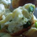 Muffins salés raie -asperge - menthe