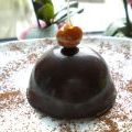 Dôme de mousse au chocolat au thé des moines,[...]