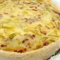 Tarte aux poireaux, lardons, champignons, en[...]