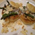 Vol-au-vent aux asperges, champignons et[...]