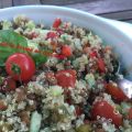 Salade quinoa lentilles veggie