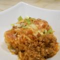 Casserole de courge spaghetti façon burgers
