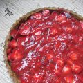 Tarte crue aux fraises