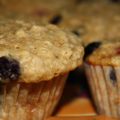 Muffins aux bleuets,fraises et avoine
