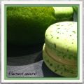 Macarons citron vert