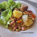 Sauté de porc aux légumes et lardons