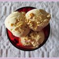 Glace caramel sans gluten et sans oeufs.