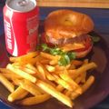 Bagel burger