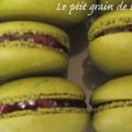 Macarons fraise-basilic, Recette Ptitchef