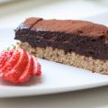 Tarte crue à la mousse au chocolat [vegan]